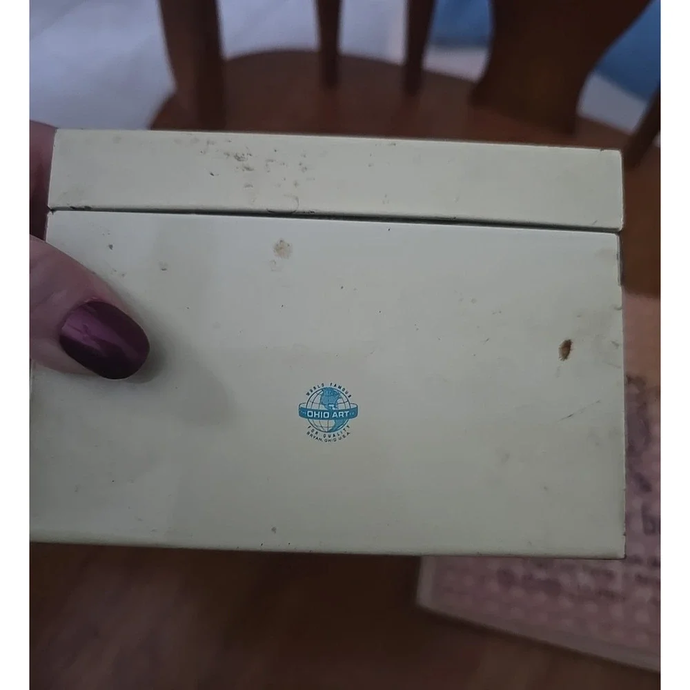 Vintage Handwritten Cut Out Classic Retro‎ Recipe Box and Stand-Up Recipe Book